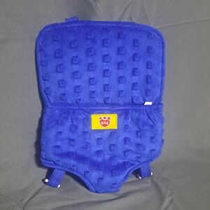 Build A Bear BABW Blue Bear Carrier for Plush Stuffed Animal Adjustable Straps